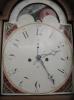 Federal Cherry Inlaid Tall Case Clock.