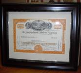 Stock from the Pennsylvania Railroad Company